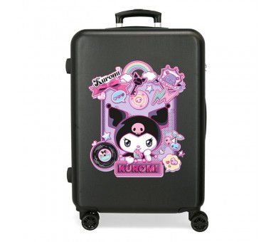 Maleta trolley expandible ABS Wonder Kuromi Hello Kitty 65cm