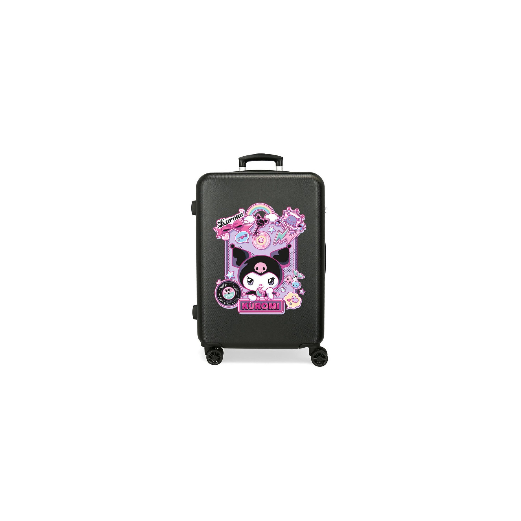 Maleta trolley expandible ABS Wonder Kuromi Hello Kitty 65cm
