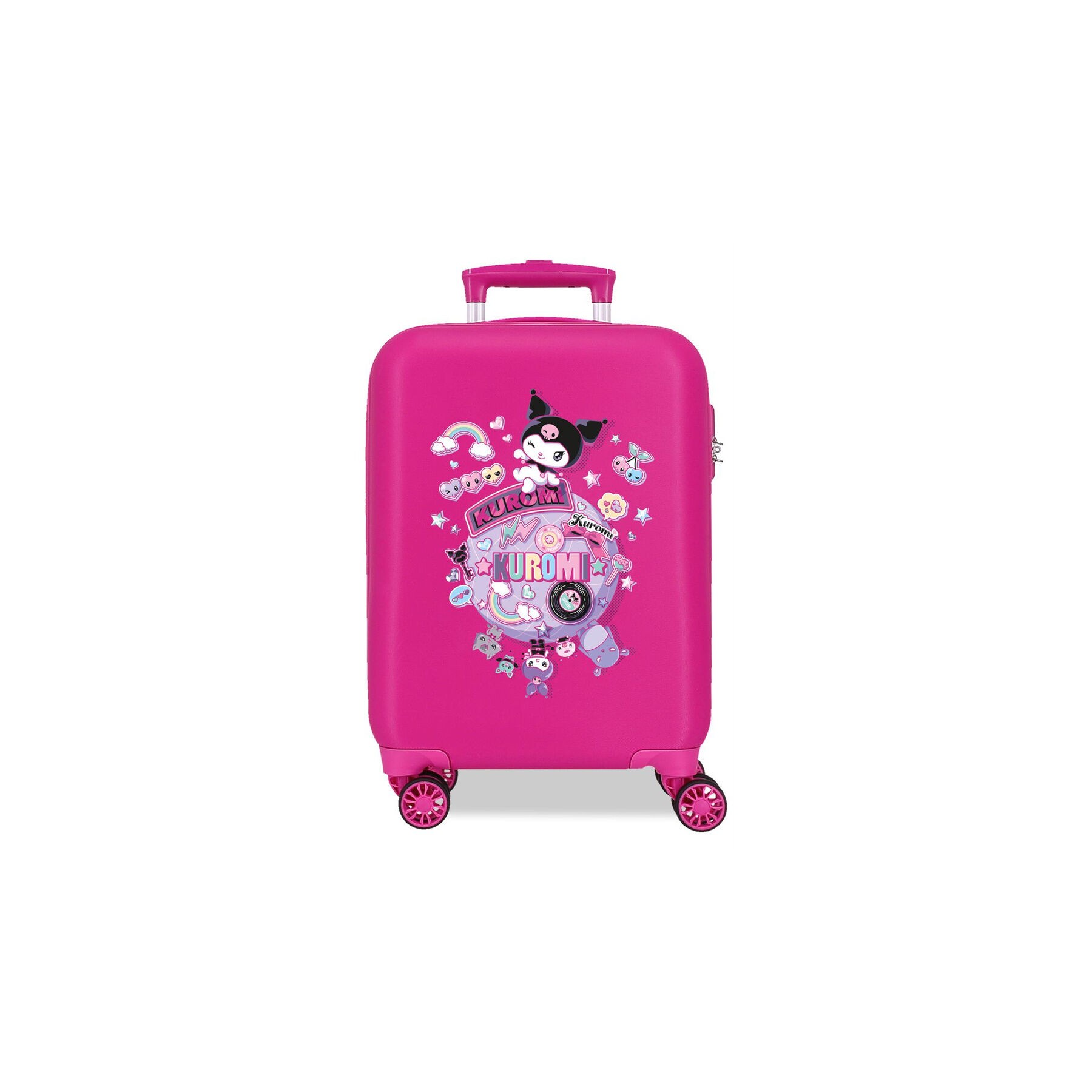 Maleta trolley ABS Around The World Kuromi Hello Kitty 50cm