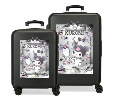 Set 2 maletas trolley ABS Dream Closer Kuromi Hello Kitty 55-65cm