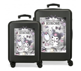 Set 2 maletas trolley ABS Dream Closer Kuromi Hello Kitty 55-65cm