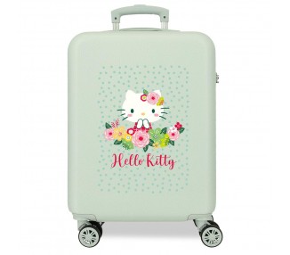 Maleta trolley ABS Floral Hello Kitty 55cm