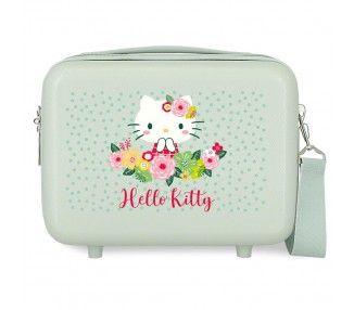 Neceser ABS Floral Hello Kitty adaptable