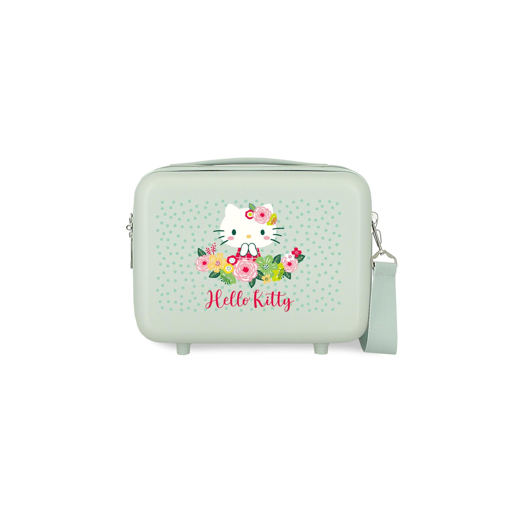Neceser ABS Floral Hello Kitty adaptable