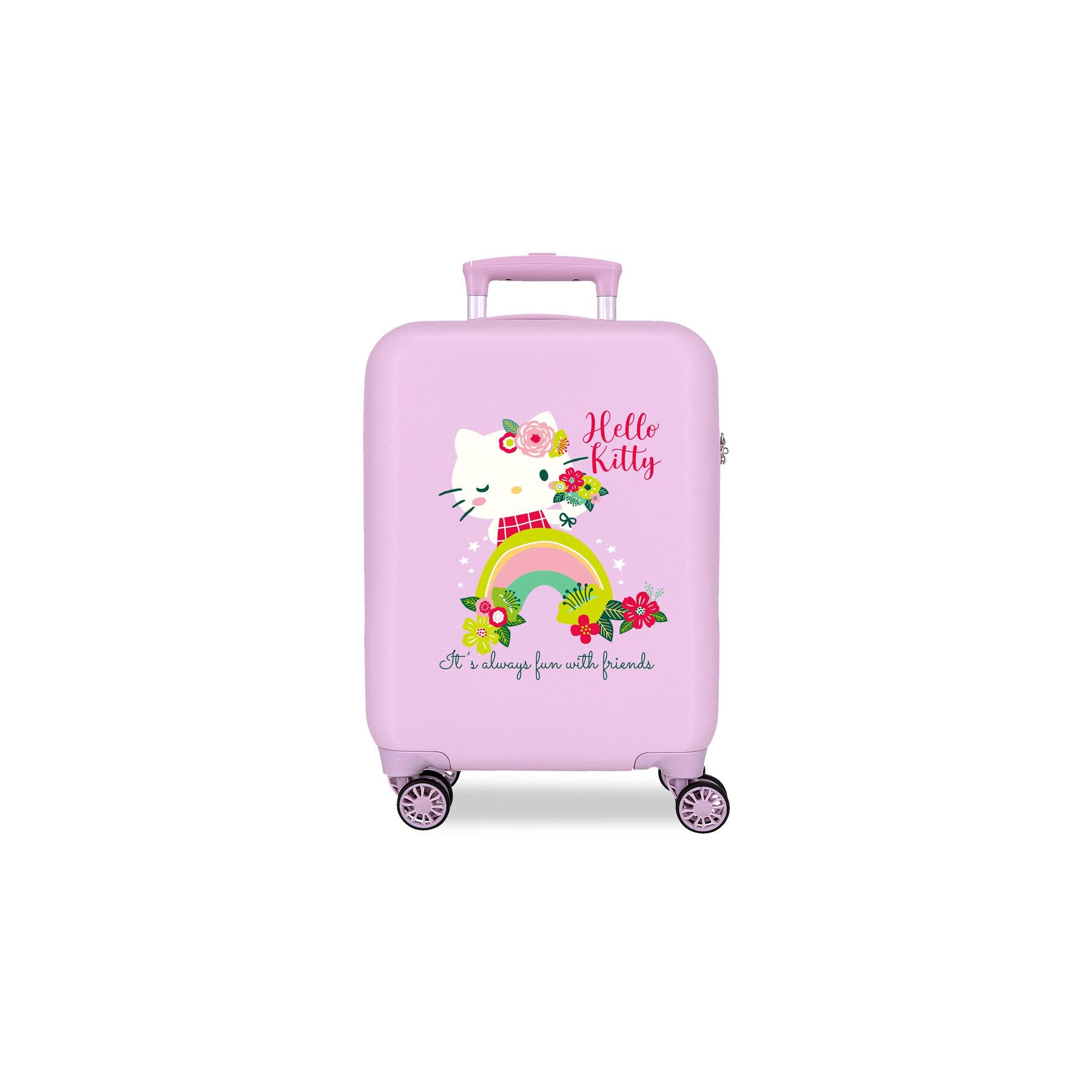 Maleta trolley ABS Always Fun With Friends Hello Kitty 50cm