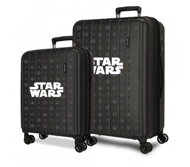 Set 2 maletas trolley ABS Black Star Wars 55/65cm