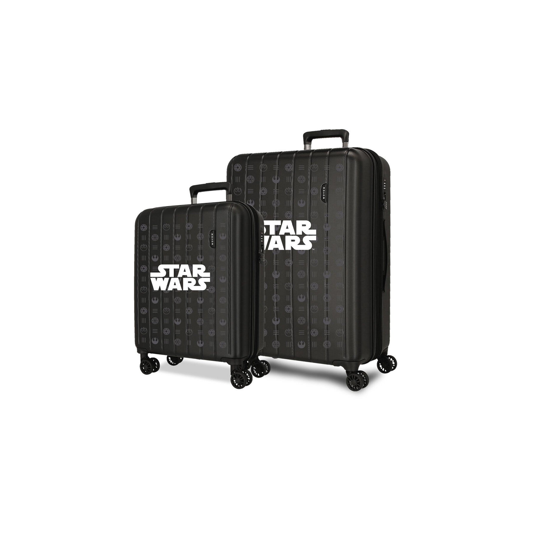 Set 2 maletas trolley ABS Black Star Wars 55/65cm