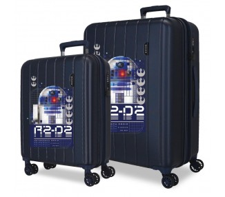 Set 2 maletas trolley ABS Star R2D2 Star Wars 55/65cm