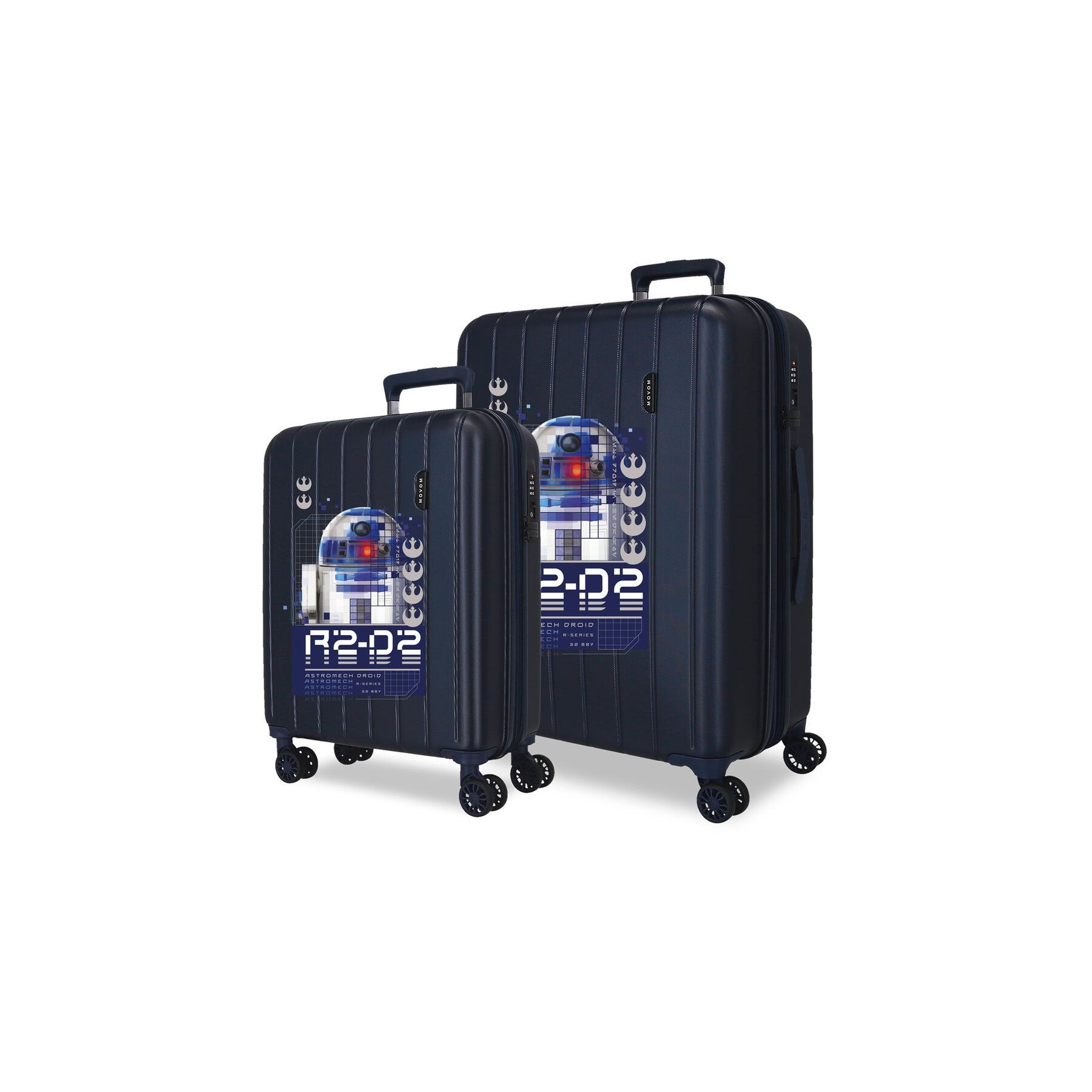 Set 2 maletas trolley ABS Star R2D2 Star Wars 55/65cm