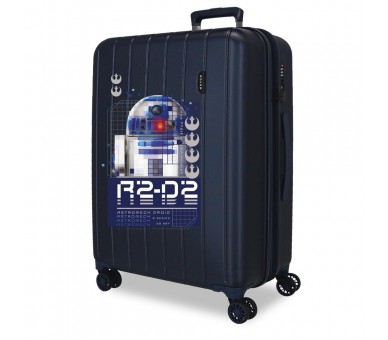 Maleta trolley ABS R2D2 Star Wars 65cm