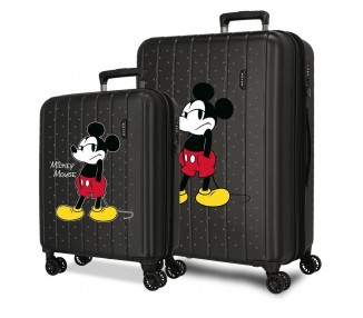 Set 2 maletas trolley ABS Waiting Mickey Disney 55/65cm