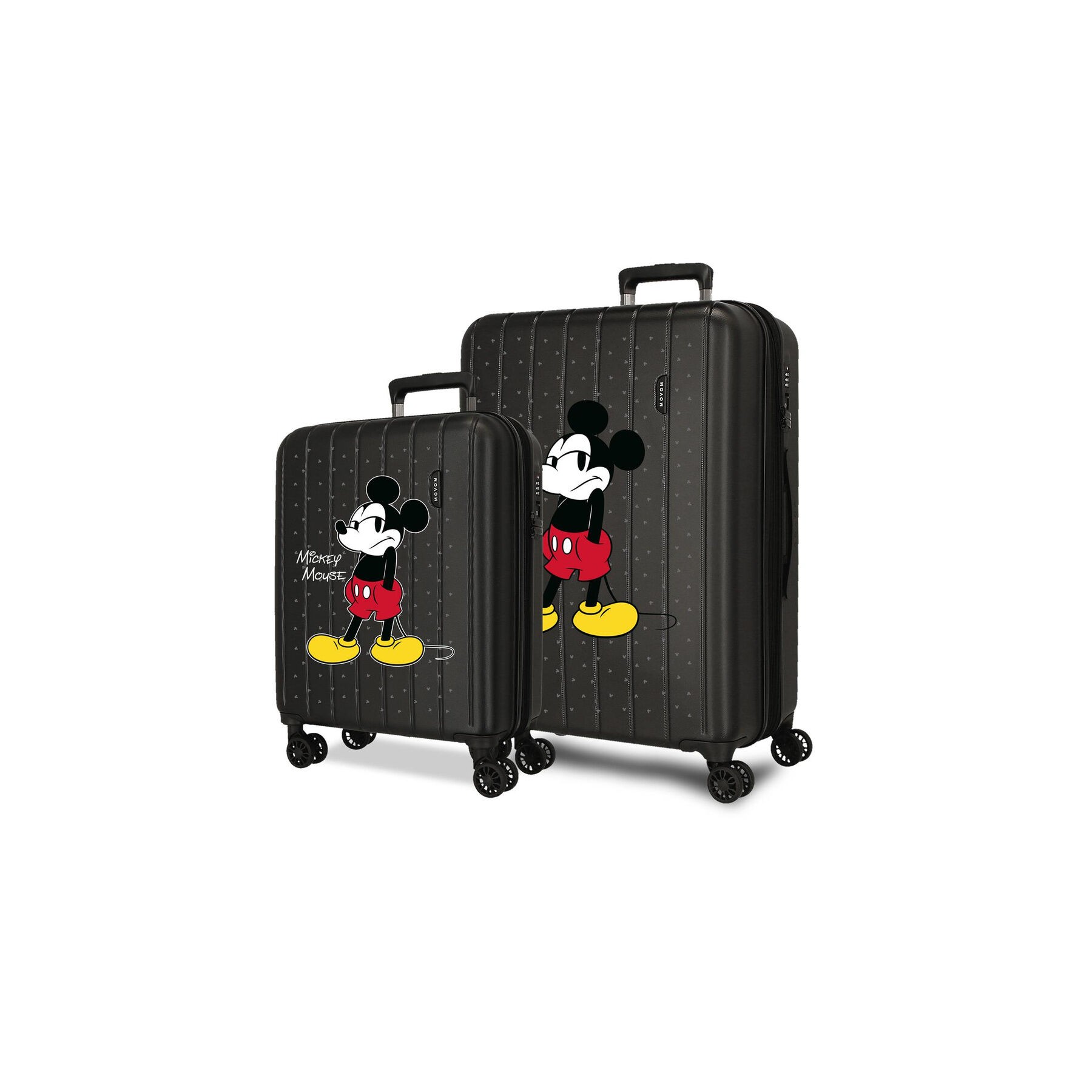 Set 2 maletas trolley ABS Waiting Mickey Disney 55/65cm