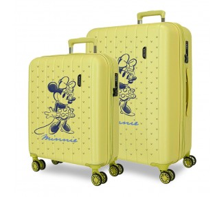 Set 2 maletas trolley ABS Line Minnie Disney 55/65cm