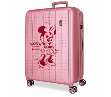 Maleta trolley ABS Love Minnie Disney 65cm