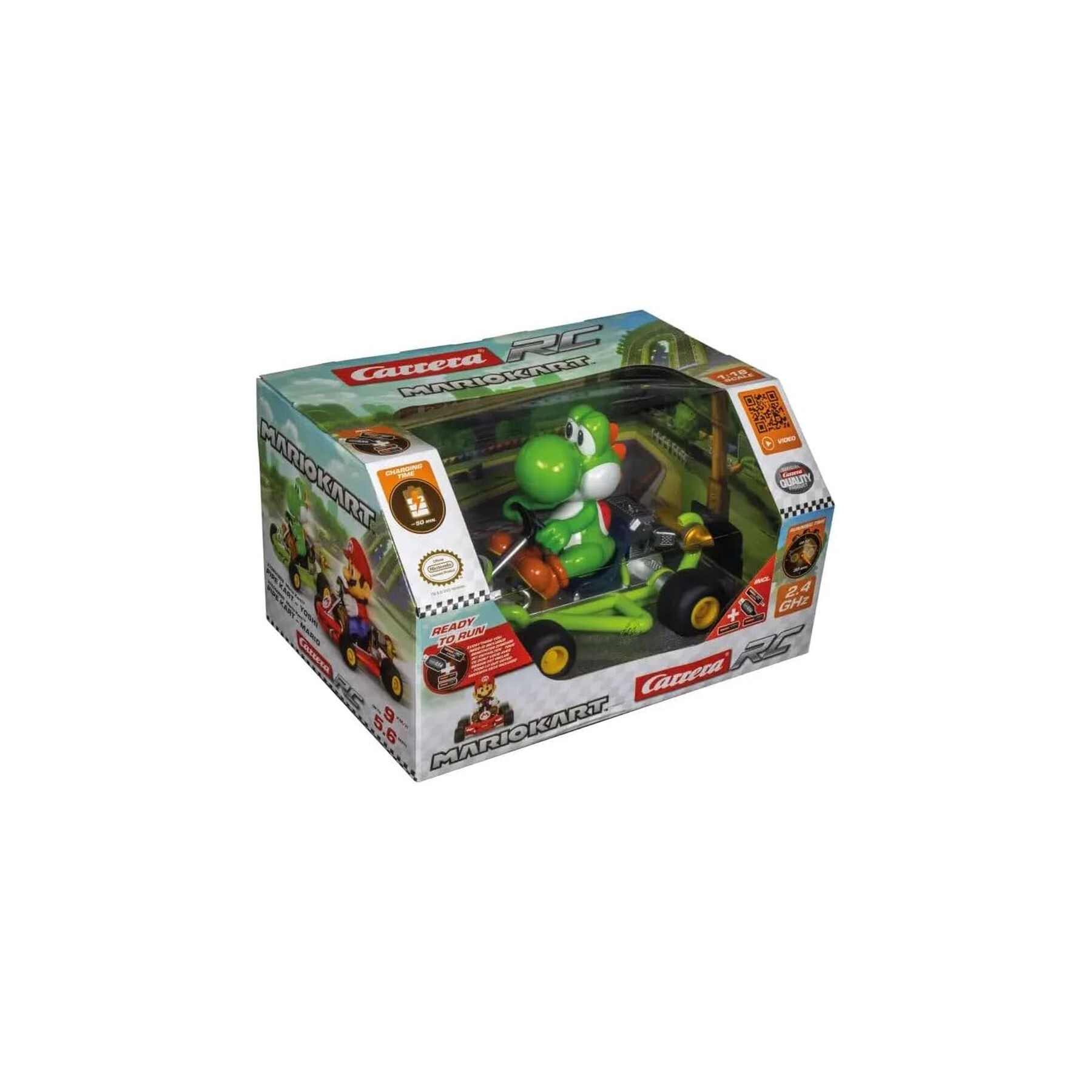 Coche radio control Yoshi Mario Kart