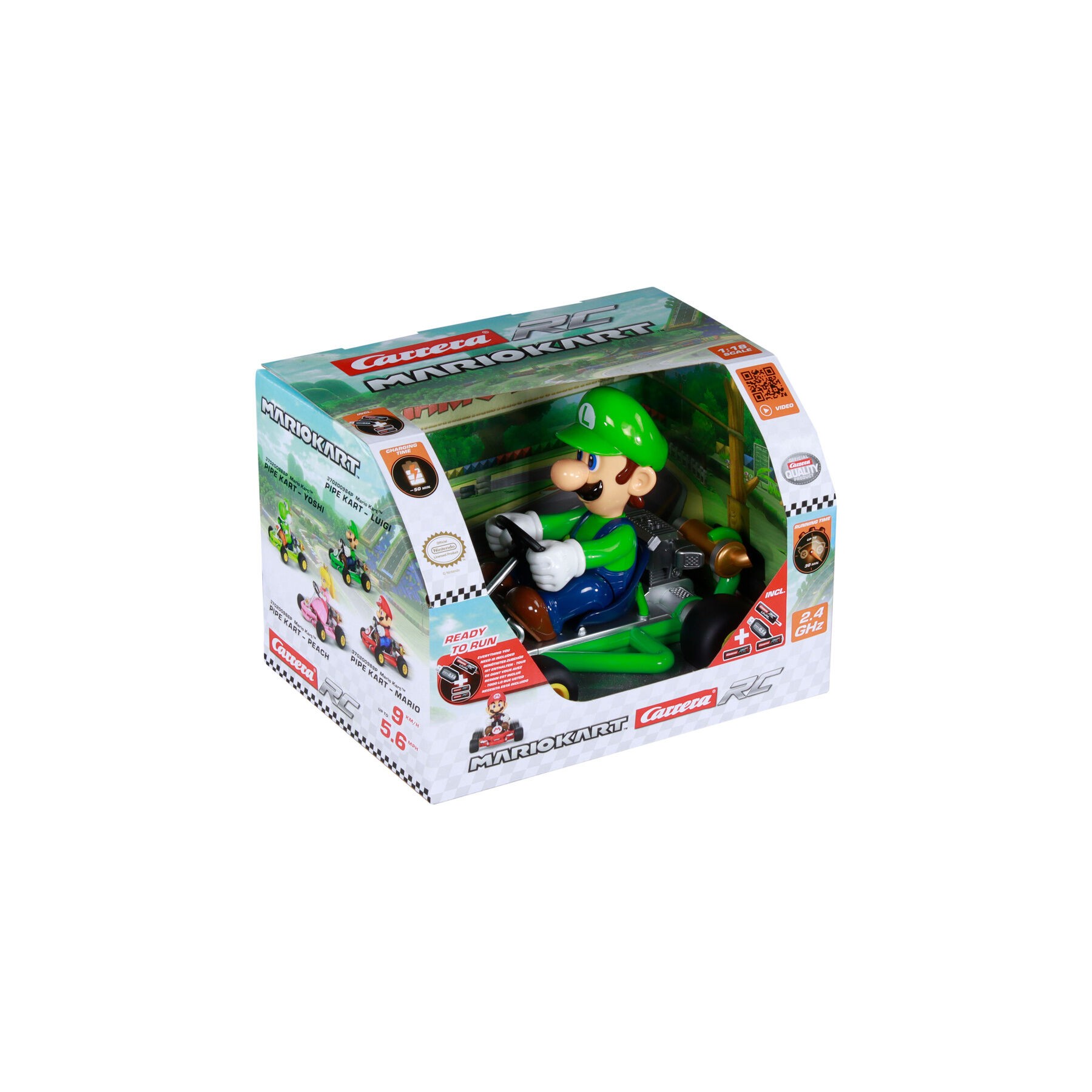 Coche radio control Luigi Mario Kart