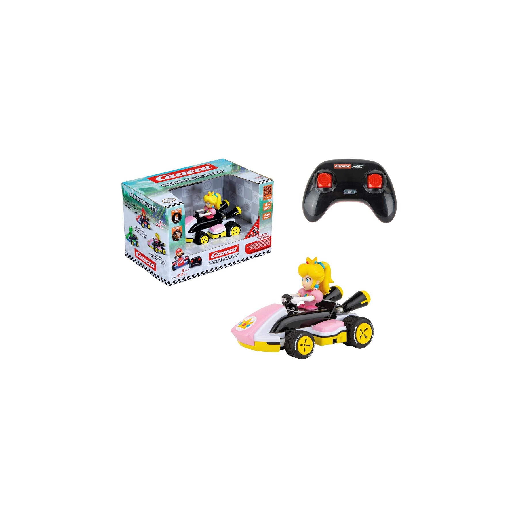 Coche radio control Peach Mario Kart