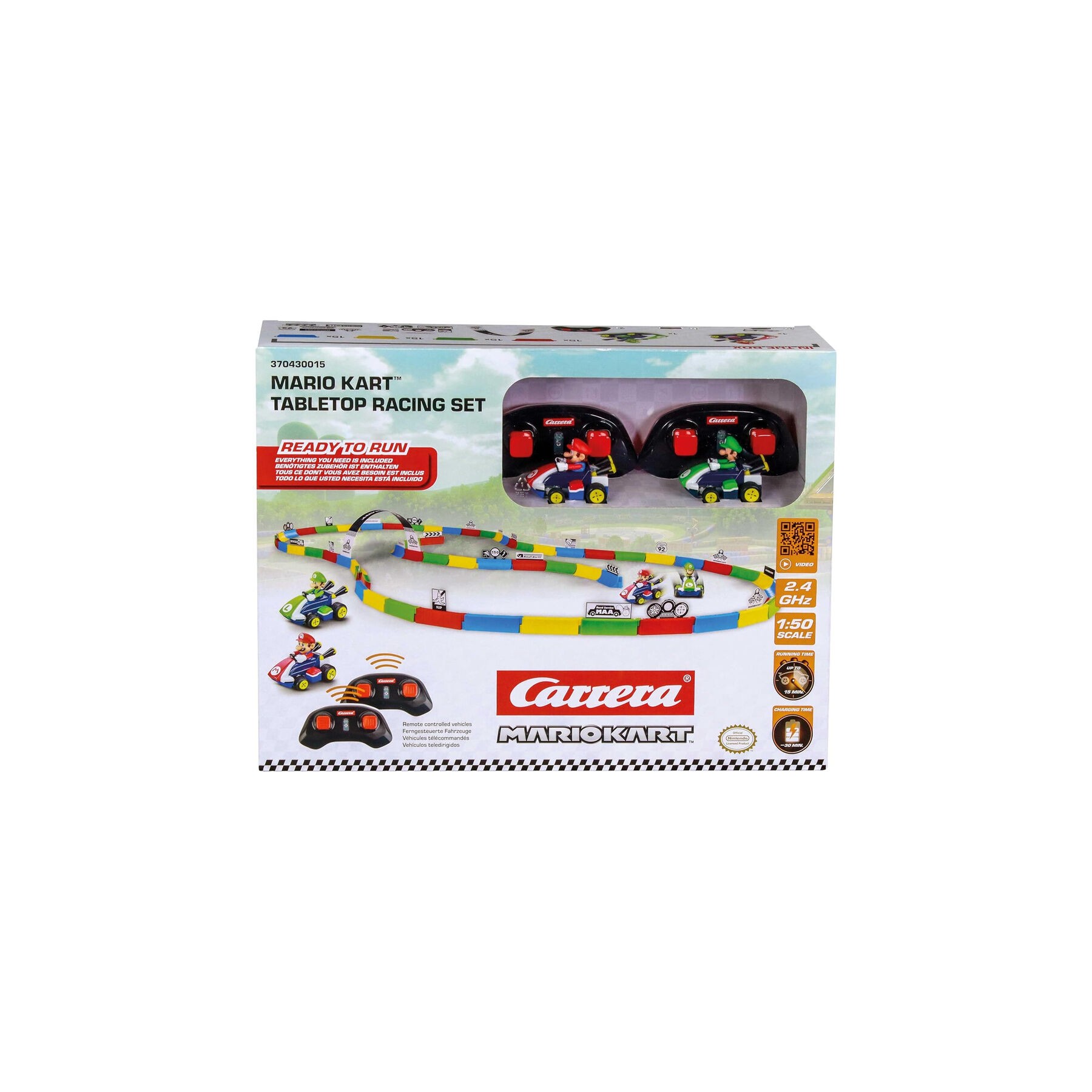 Set Mini radio control Mario & Luigi + pista Mario Kart