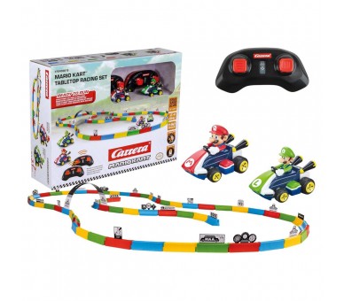 Set Mini radio control Mario & Luigi + pista Mario Kart