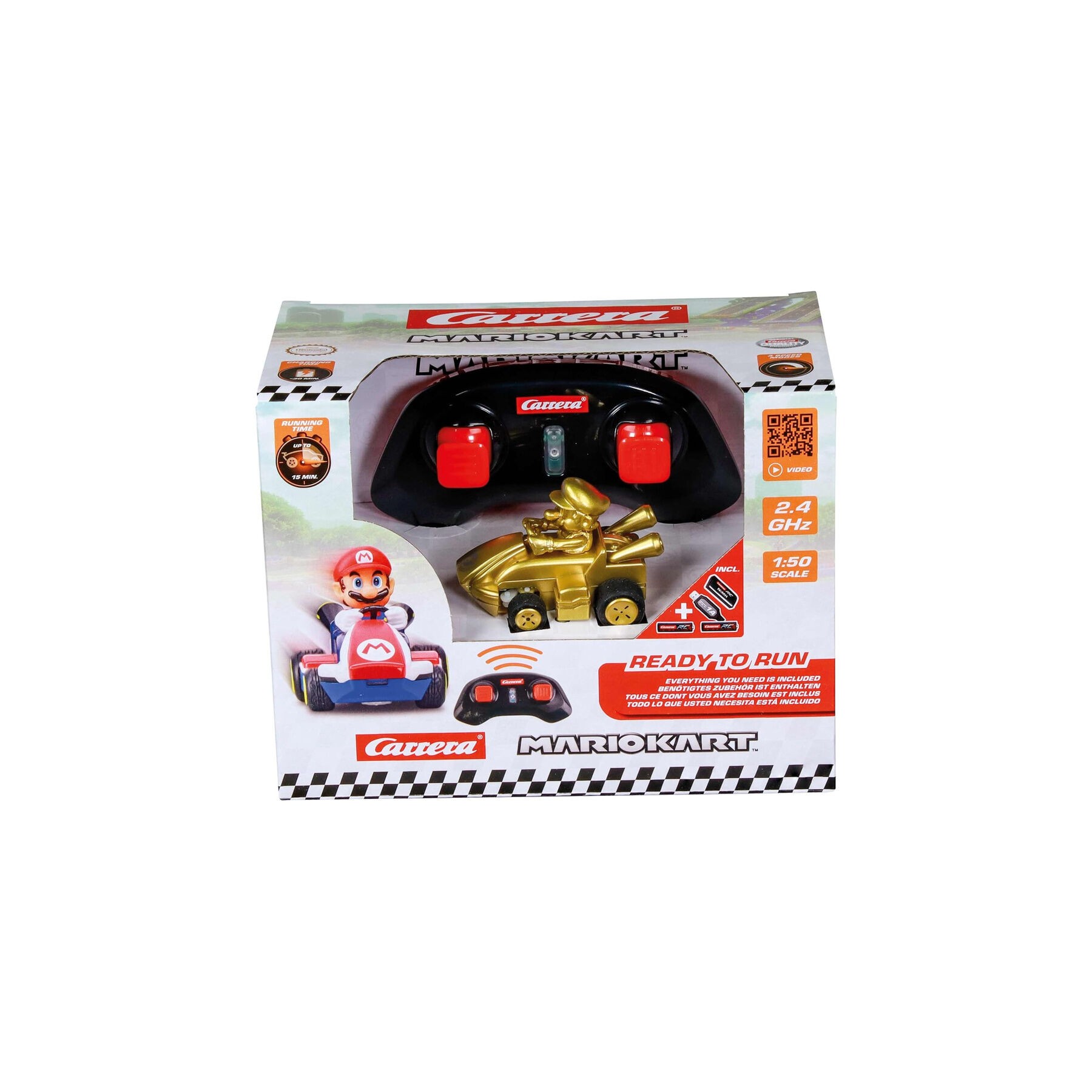 Coche radio control Mario Gold Mario Kart