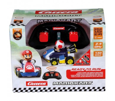 Coche radio control Toad Mario Kart