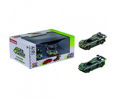 Blister 2 coches Hypercars Twinpack pull back