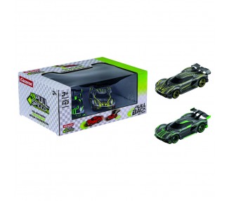Blister 2 coches Hypercars Twinpack pull back