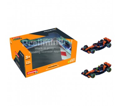 Blister 2 coches F1 McLaren Team Twinpack pull back