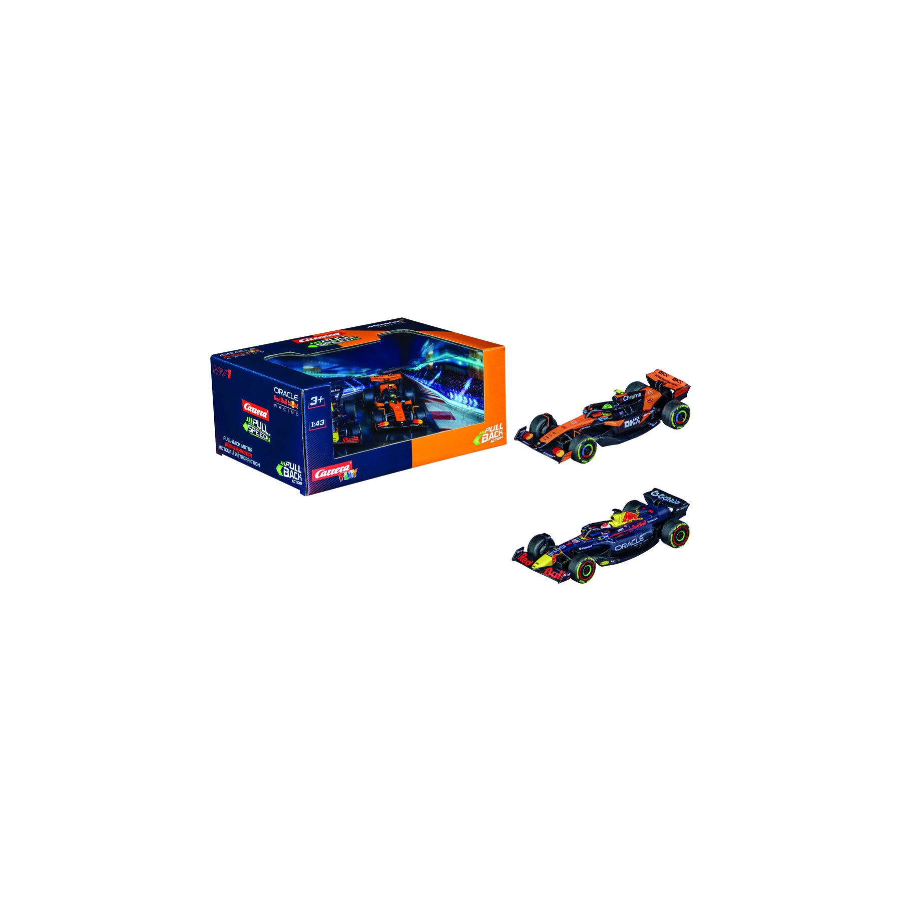 Blister 2 coches F1 Twinpack pull back