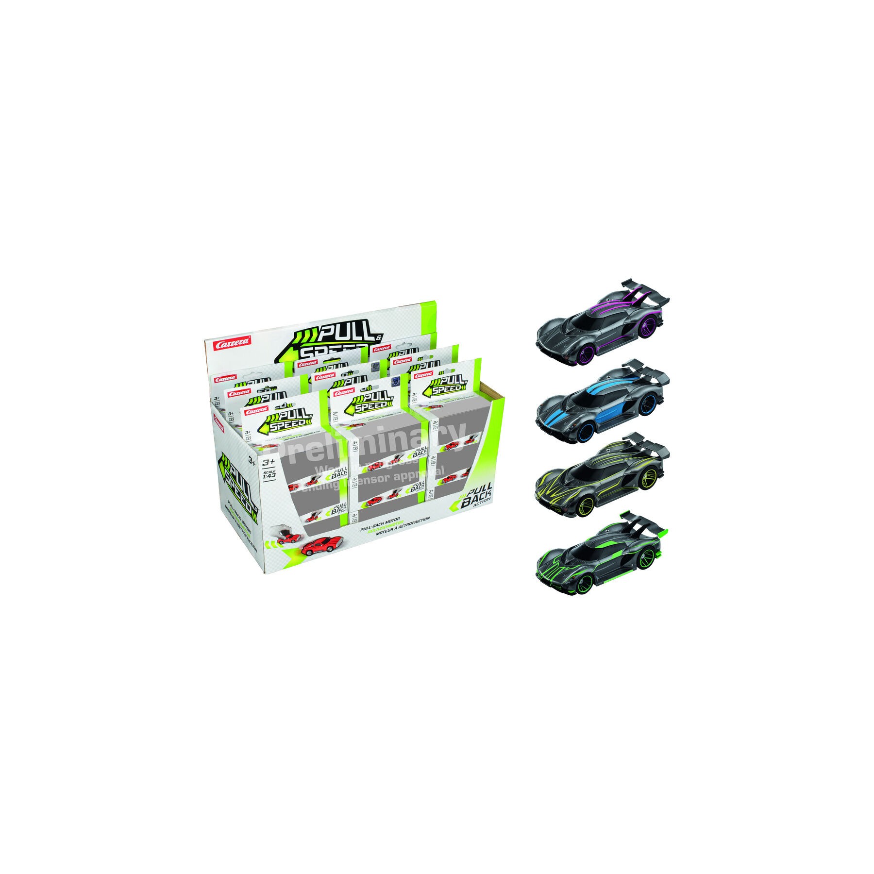 Coche Hypercars pull back surtido