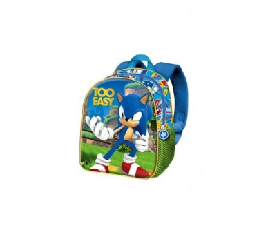 Mochila 3D Easy Sonic The Hedgehog 30Cm