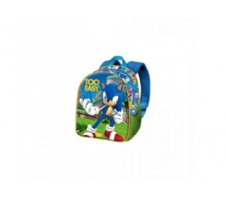 Mochila 3D Easy Sonic The Hedgehog 30Cm