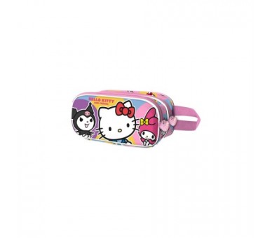 Portatodo 3D Happy Hello Kitty And Friends Doble