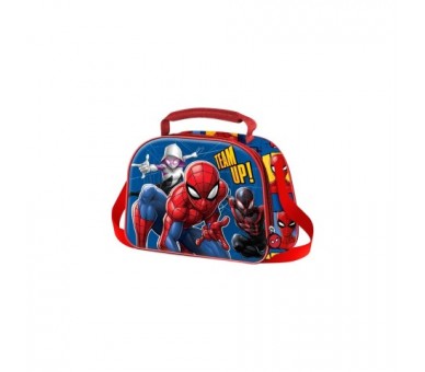 Bolsa Portameriendas 3D Best Team Spiderman Marvel