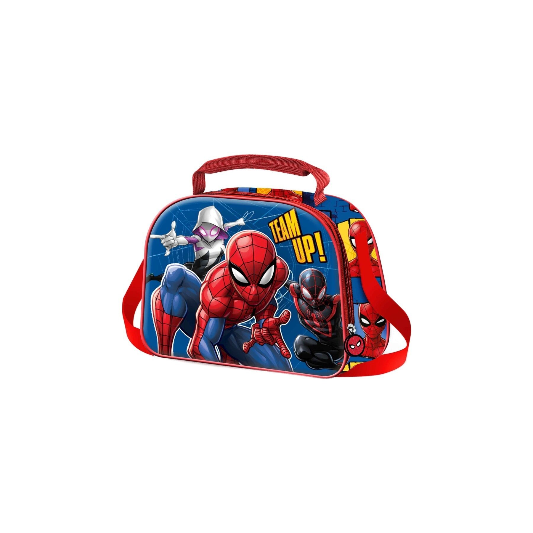 Bolsa Portameriendas 3D Best Team Spiderman Marvel