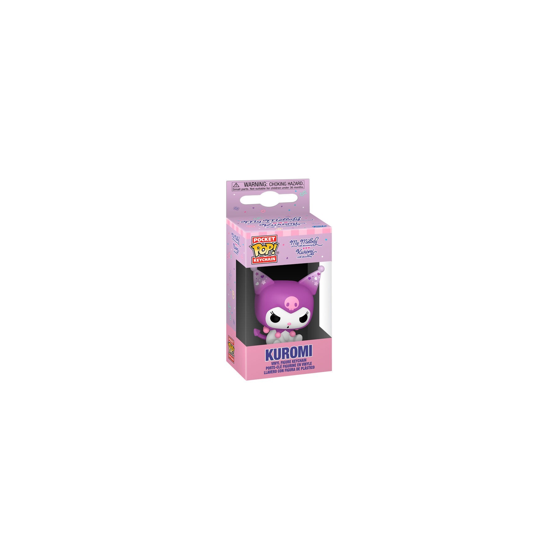 Llavero Pocket Pop Hello Kitty 20Th Anniversary Kuromi Grump