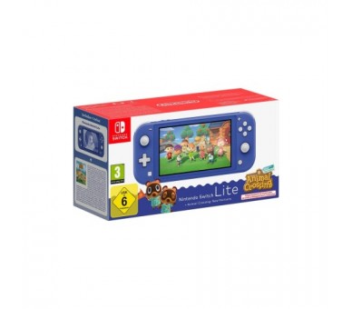 Consola Nintendo Switch Lite Blue+Animal Crossing: New Horiz