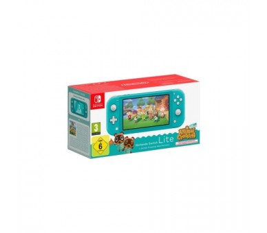 Consola Nintendo Switch Lite Turquesa+Animal Crossing: New H