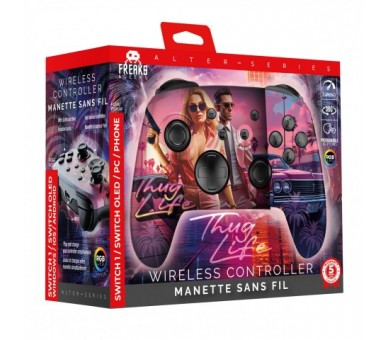 Mando Inalambrico RGB Thug Life Switch-PC