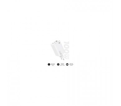 Cargador De Pared Gan Subblim 100W Charger Usb C+C+A/ 2Xusb