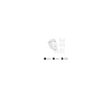 Cargador De Pared Gan Subblim 35W Charger Usb C/ 1Xusb Tipo-