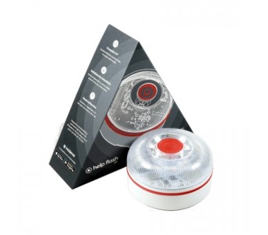 Helpflash Baliza V16 Connected /  Luz De Emergencia Homologa