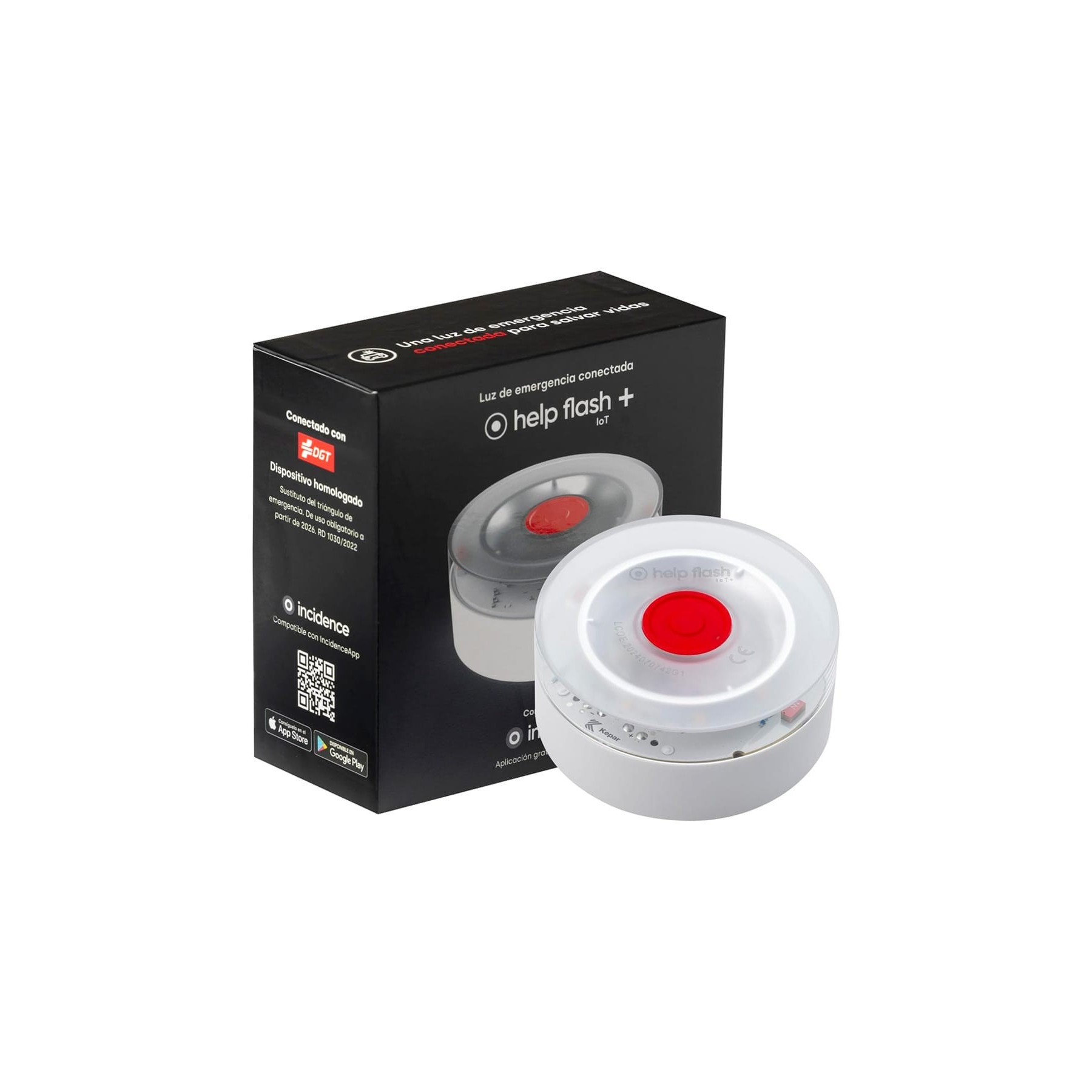 Helpflash Baliza Flash V16 Iot / Luz De Emergencia Homologad