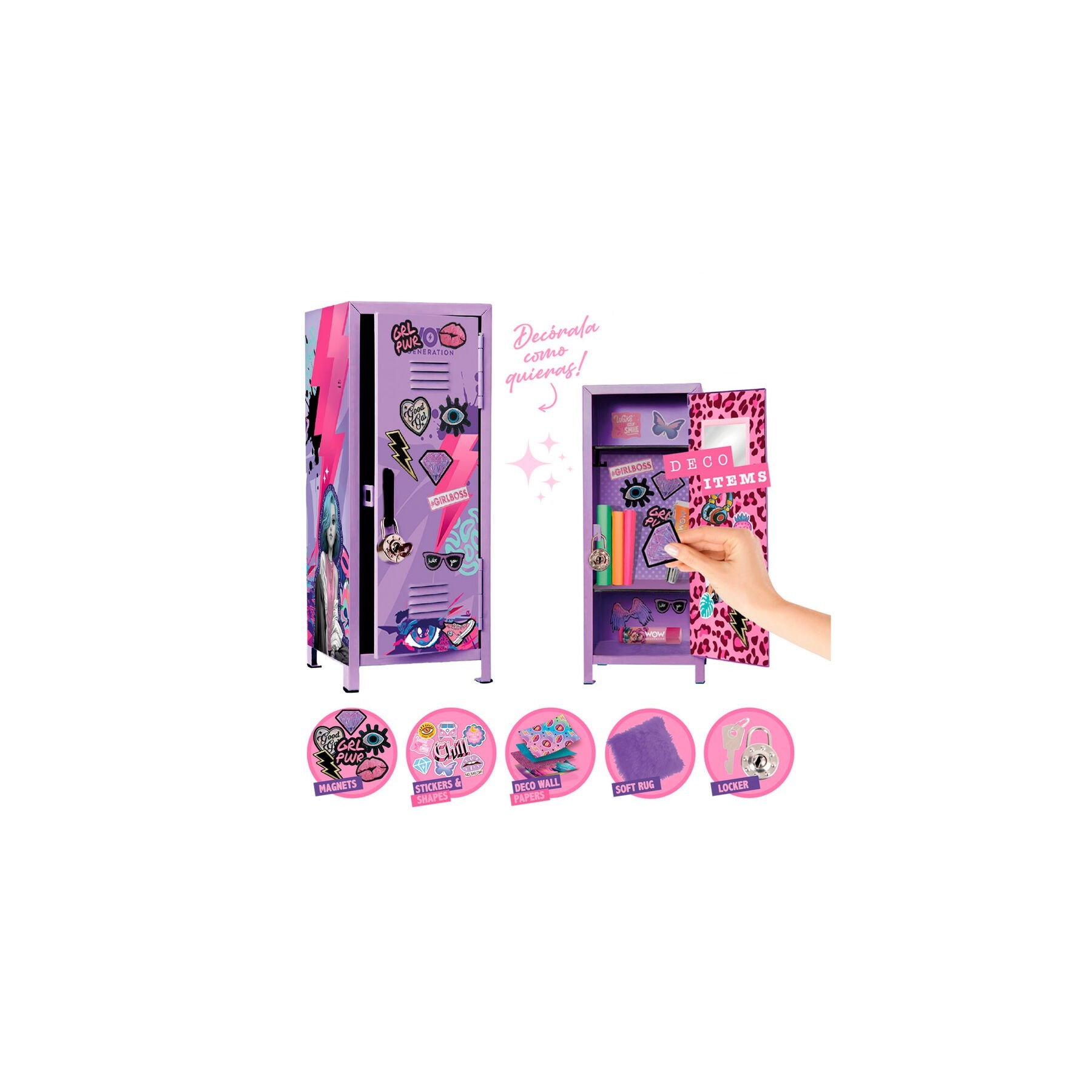 Taquilla Metalica Wow Generation