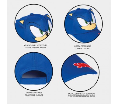 Gorra Sonic the Hedgehog