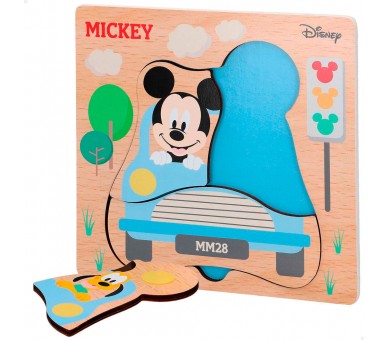 Puzzle surtido madera Mickey Minnie Disney