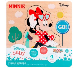 Puzzle surtido madera Mickey Minnie Disney