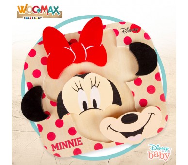 Puzzle madera Minnie Disney