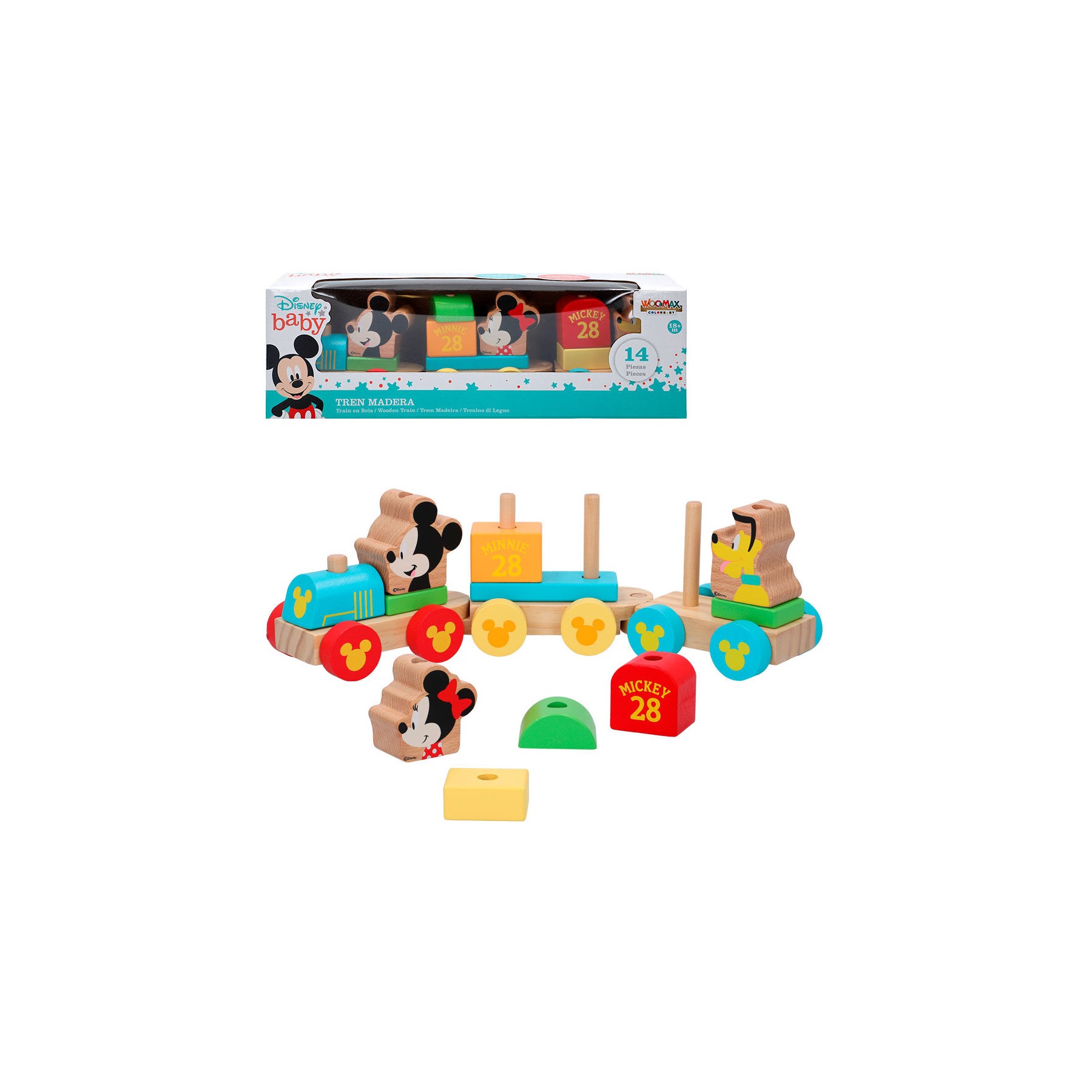 Tren Baby Disney madera