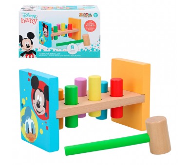 Juego Martillo Baby Disney madera